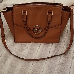Michael Kors camel satchel